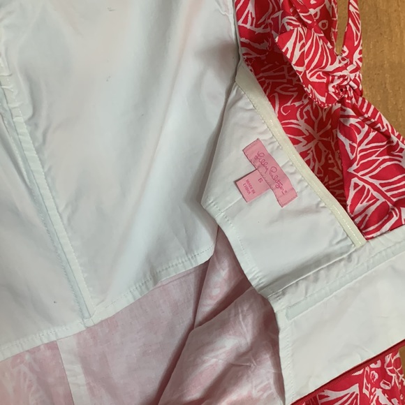EUC - Vintage Lilly Pulitzer - Franco Dress - Punch Pink floral pattern - Sz 6 - Picture 3 of 7